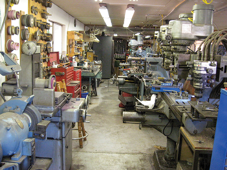 Milling machine section of BRC.